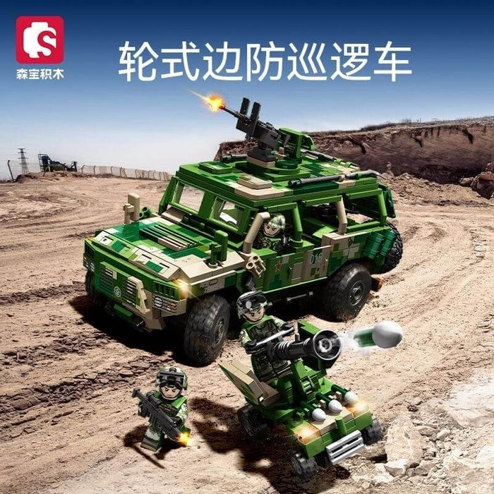 Sembo 203179 Wheeled border patrol vehicle