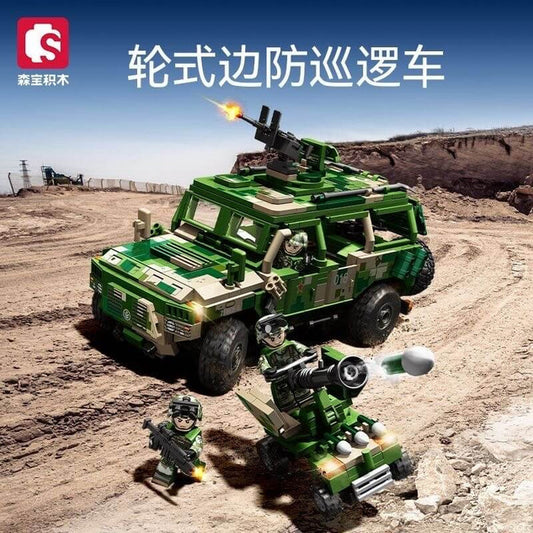 Sembo 203179 Wheeled border patrol vehicle