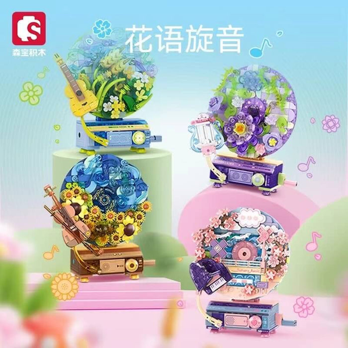 Sembo Flower Record Player