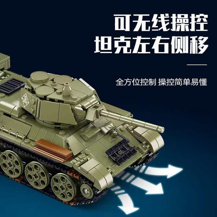 Sluban Military T34/76 RC Tank