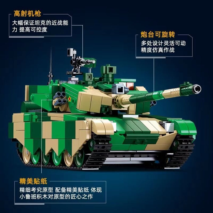 SLUBAN Military ZTZ-99AS RC Tank