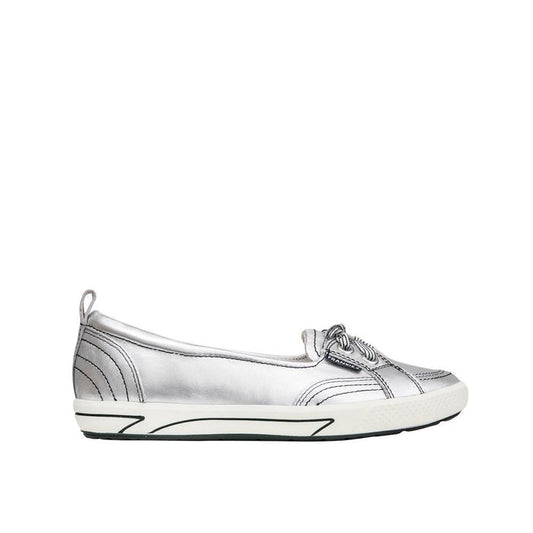 Sophie III Leather Shoes (Silver)