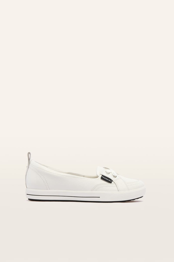 FRANKiE4 Sophie IV Women's Slip-on Sneaker White Tumbled | Women's Shoes | Gretel Lane