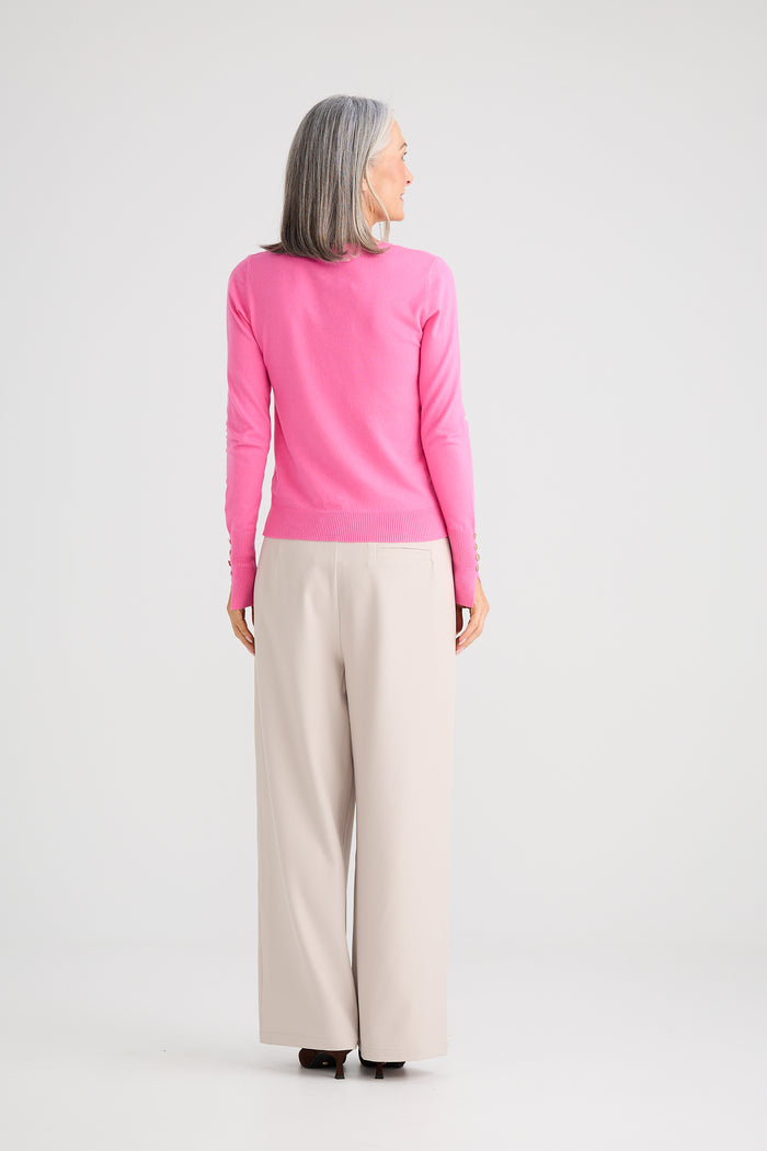 Brave + True St James Knit Top in Pink | Women's Clothing Online | Gretel Lane