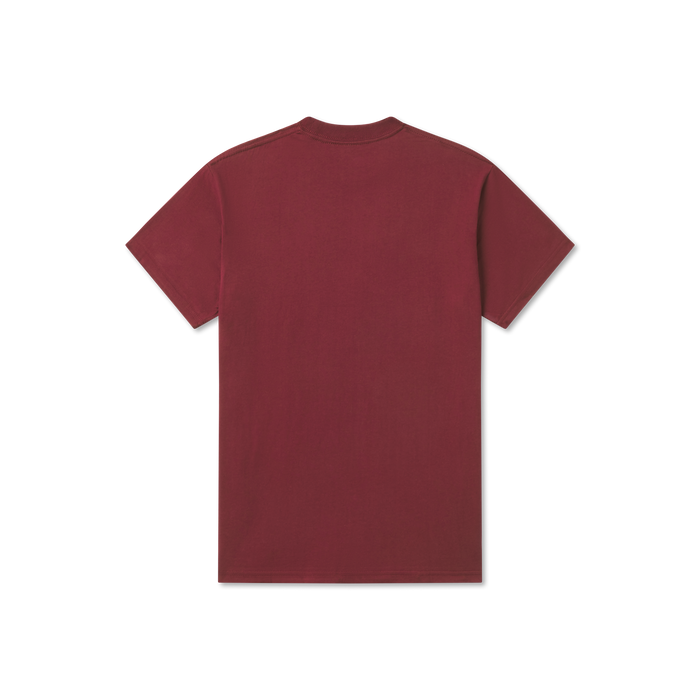 Maroon with Black Seersucker | Back