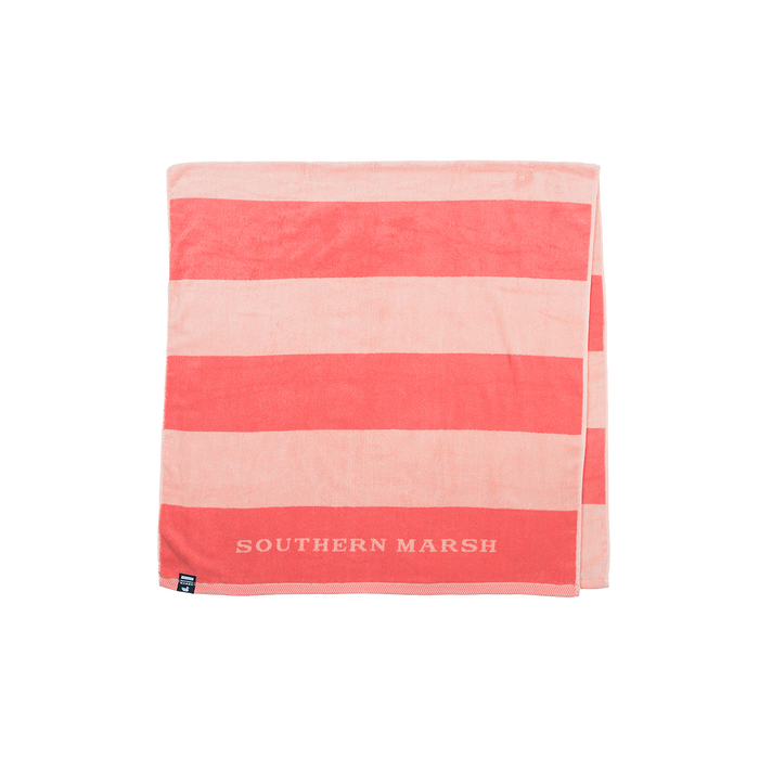 Coral and Peach Stripes