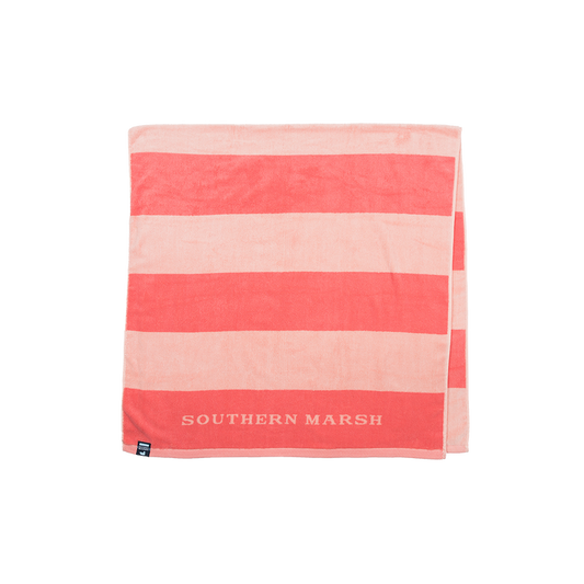 Coral and Peach Stripes