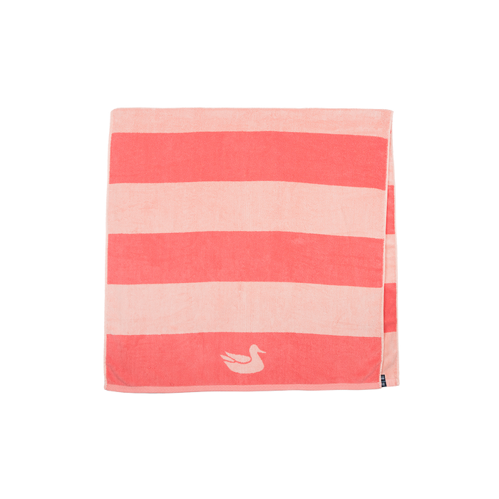 Coral and Peach Stripes | Back