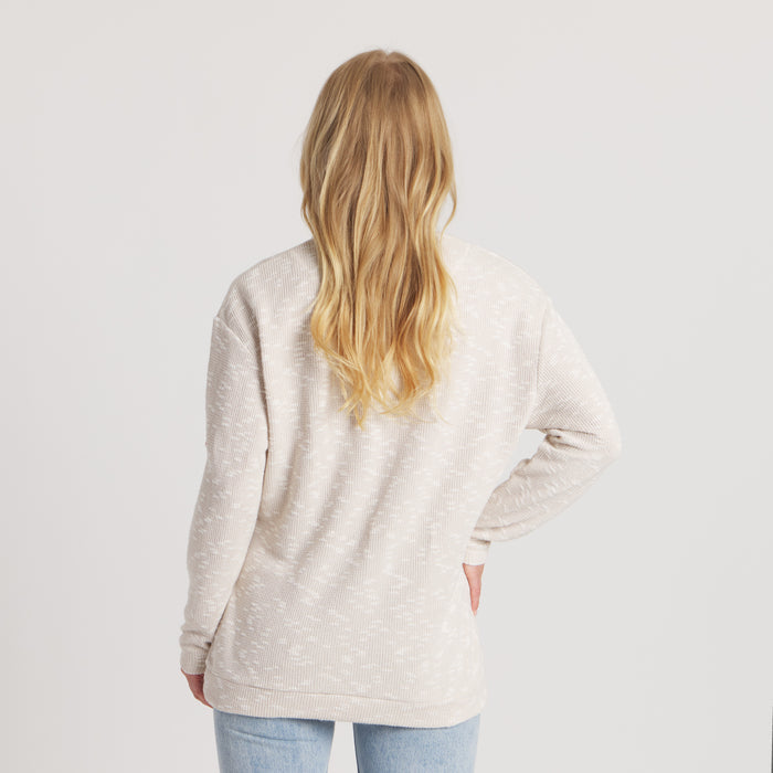 Tan &  Oatmeal | On Model Back