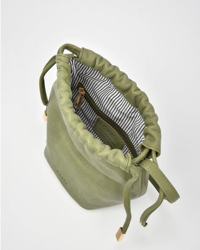 Susie Drawstring Crossbody Bag (Pink)