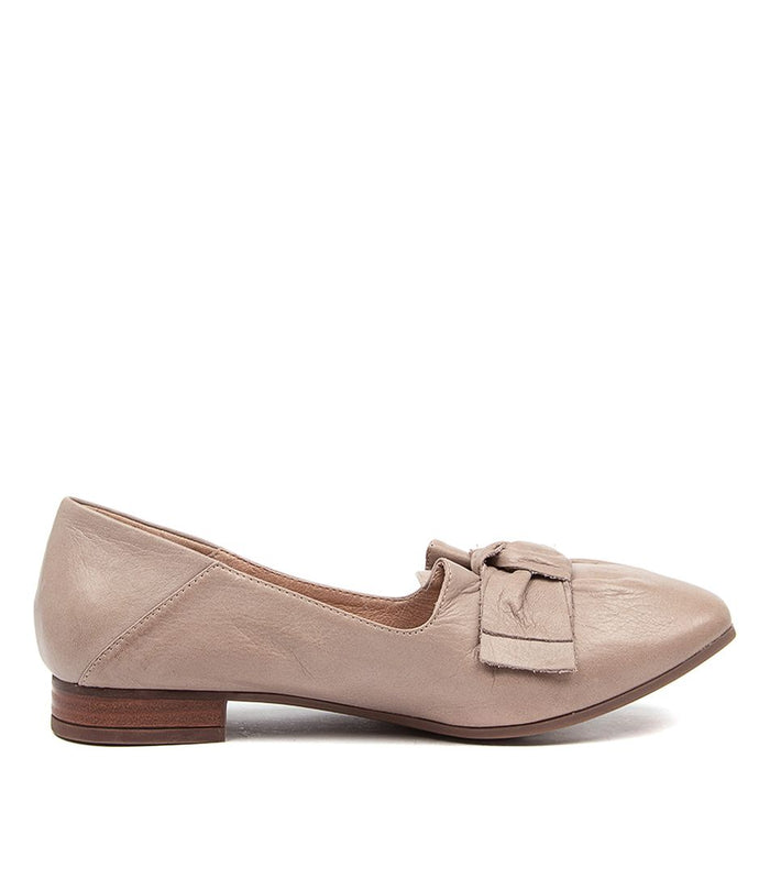 Taj Dark Stone leather ballet flat Diana Ferrari