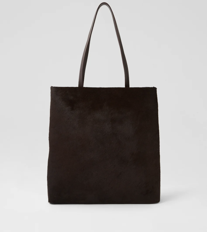 Mollini Women's Talli Tote Bag in Dark Chocolate | Gretel Lane