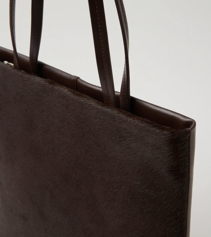 Mollini Women's Talli Tote Bag in Dark Chocolate | Gretel Lane