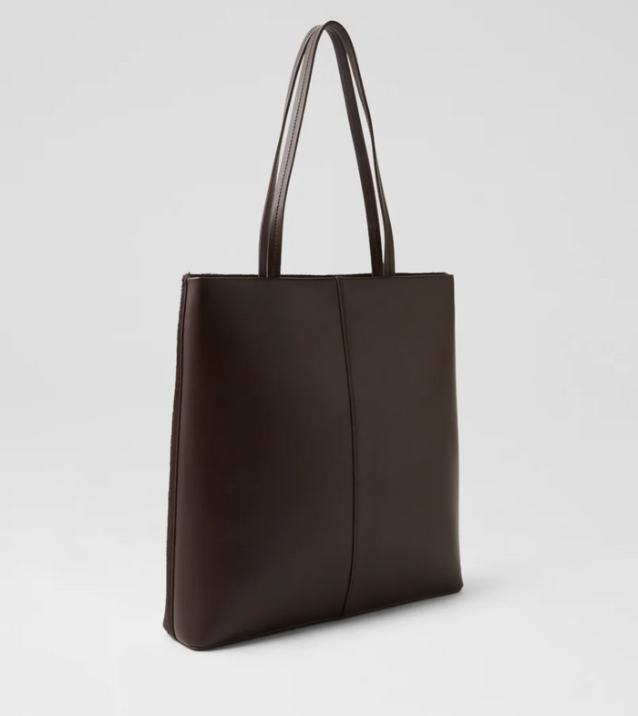 Mollini Women's Talli Tote Bag in Dark Chocolate | Gretel Lane