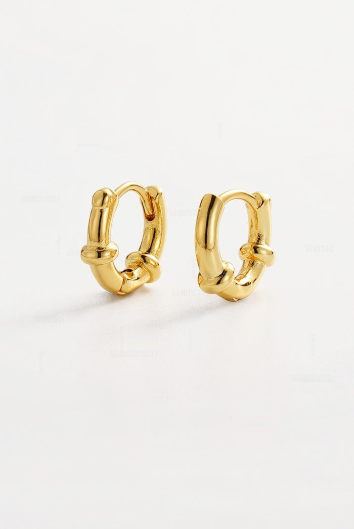 Zafino Women's Gold Tessa Huggie Earring | Gretel Lane