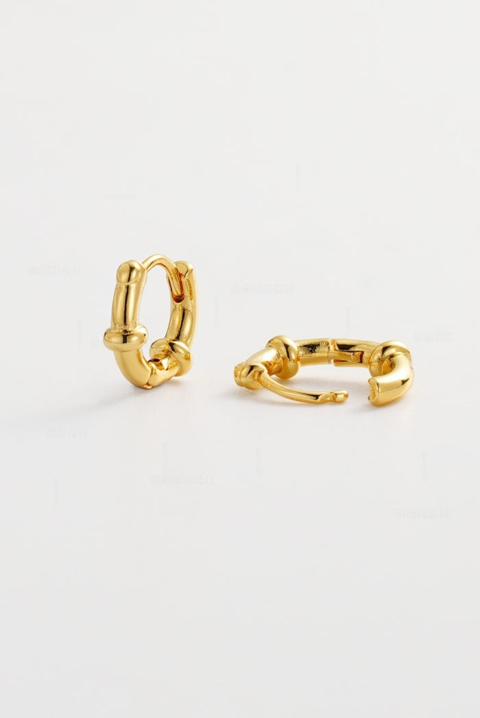 Zafino Women's Gold Tessa Huggie Earring | Gretel Lane