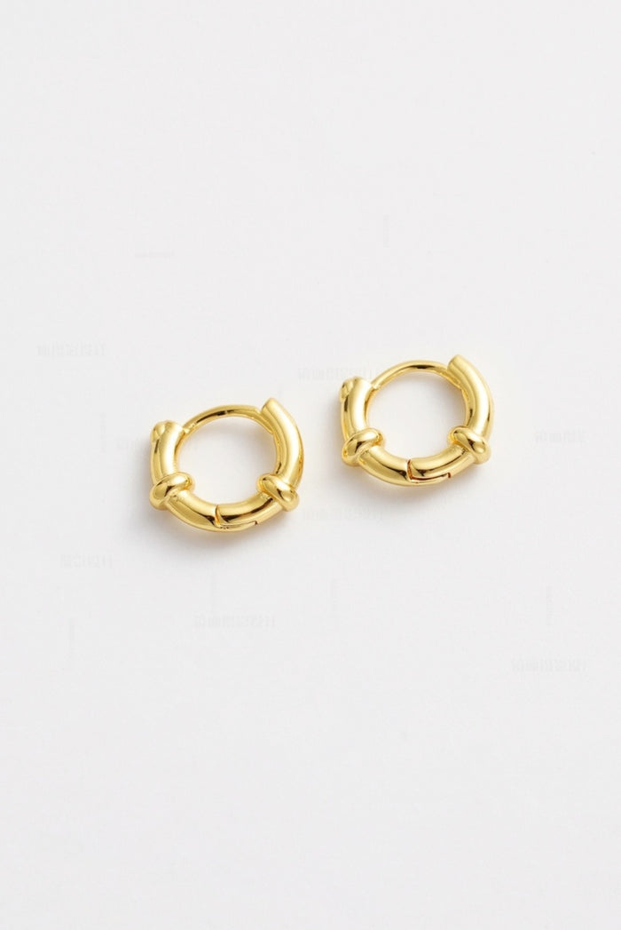 Zafino Women's Gold Tessa Huggie Earring | Gretel Lane