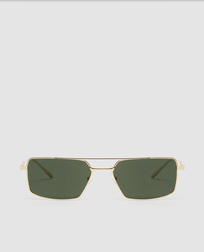 Banbé Eyewear Women's Barbara Sunglasses in Light Gold | Gretel Lane