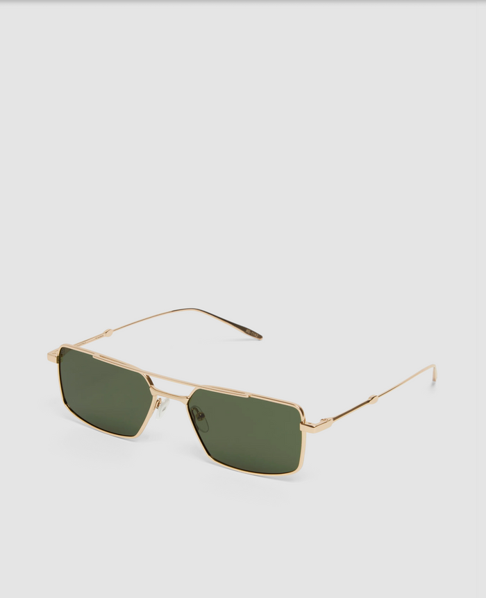 Banbé Eyewear Women's Barbara Sunglasses in Light Gold | Gretel Lane