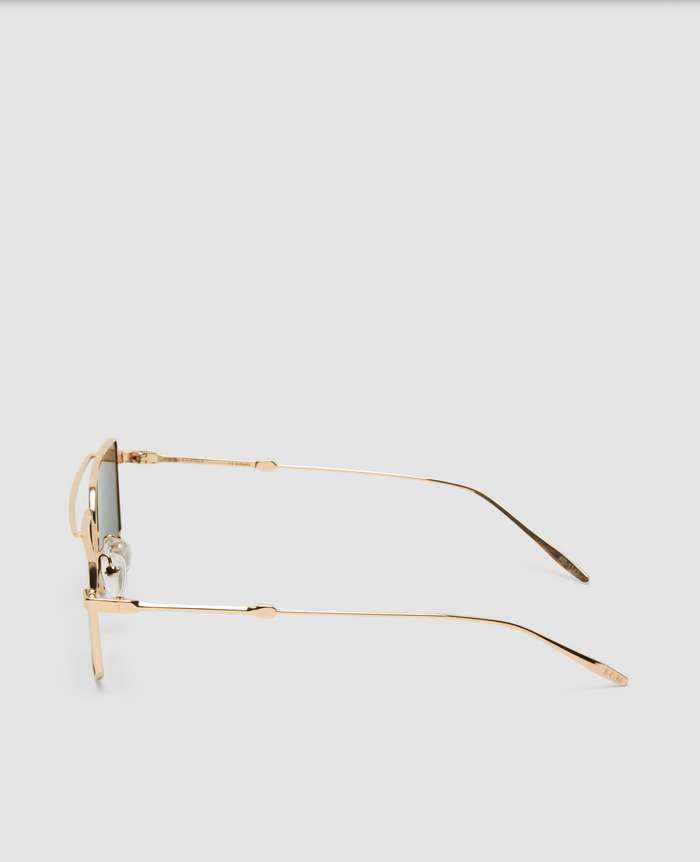 Banbé Eyewear Women's Barbara Sunglasses in Light Gold | Gretel Lane