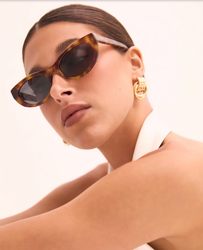Banbé Eyewear Women's Estella Cat eye Sunglasses in Hazel Tortoiseshell | Gretel Lane