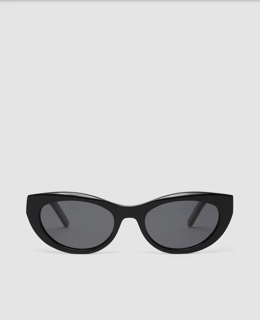 Banbé Eyewear Women's Estella Cateye Sunglasses in Black | Gretel Lane