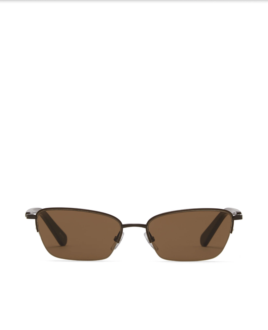 Banbé Eyewear Women's Lydia Sunglasses in Dark Chocolate | Gretel Lane