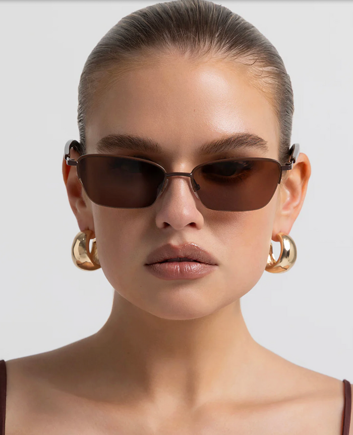 Banbé Eyewear Women's Lydia Sunglasses in Dark Chocolate | Gretel Lane