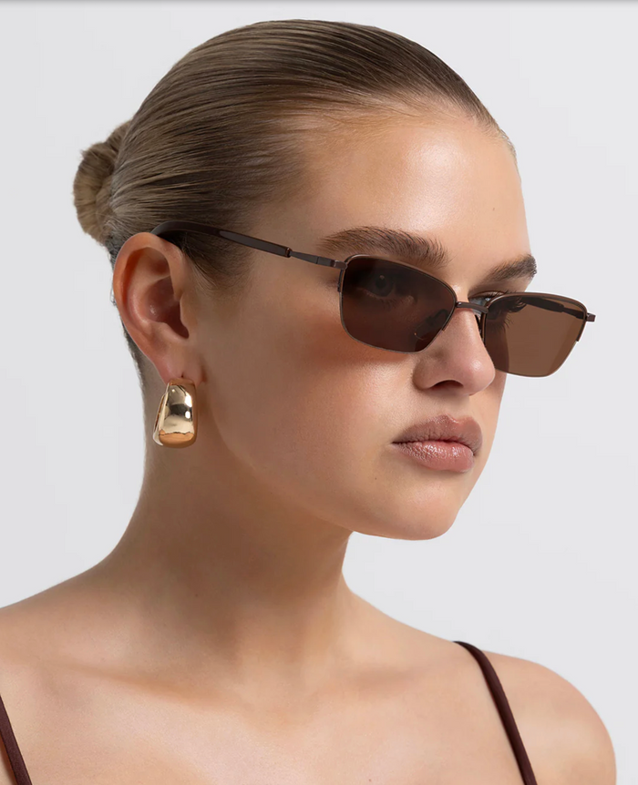 Banbé Eyewear Women's Lydia Sunglasses in Dark Chocolate | Gretel Lane