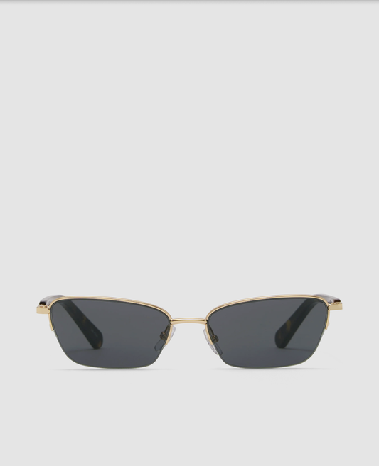 Banbé Eyewear Women's Lydia Sunglasses in Havana Tortoiseshell/Gold | Gretel Lane