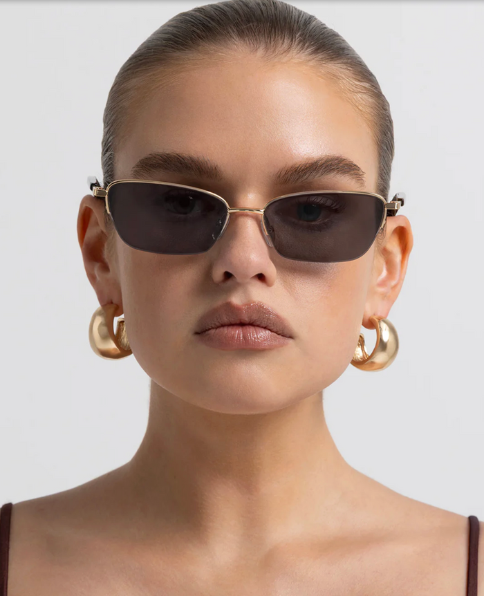 Banbé Eyewear Women's Lydia Sunglasses in Havana Tortoiseshell/Gold | Gretel Lane