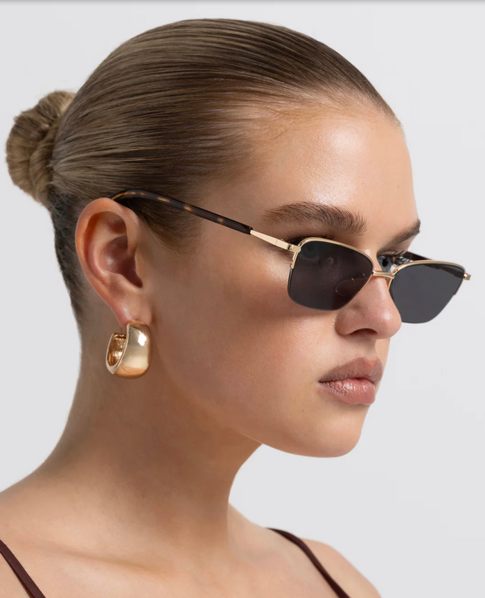 Banbé Eyewear Women's Lydia Sunglasses in Havana Tortoiseshell/Gold | Gretel Lane