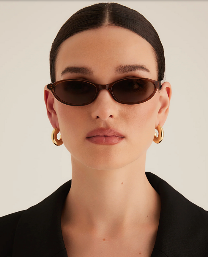 Banbé Eyewear Women's Rodrigo Sunglasses in Coffee | Gretel Lane