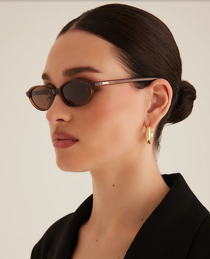 Banbé Eyewear Women's Rodrigo Sunglasses in Coffee | Gretel Lane