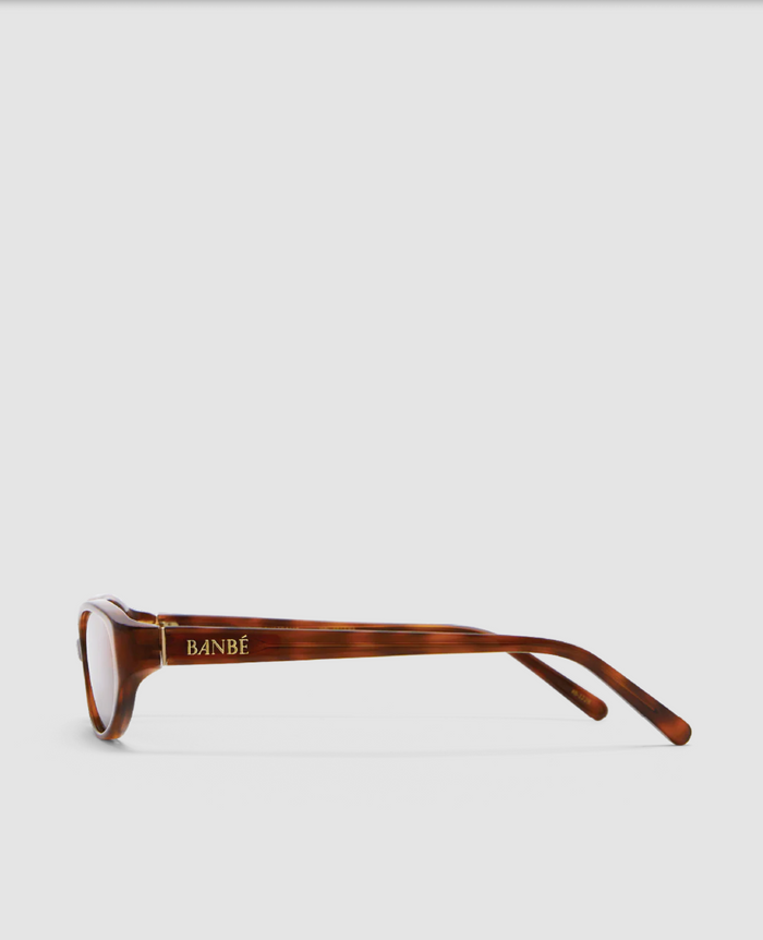 Banbé Eyewear Women's Selena Sunglasses in Caramel Tortoiseshell | Gretel Lane
