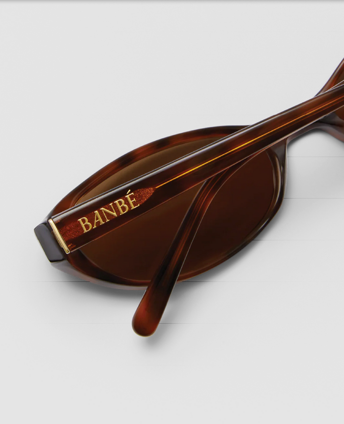 Banbé Eyewear Women's Selena Sunglasses in Caramel Tortoiseshell | Gretel Lane