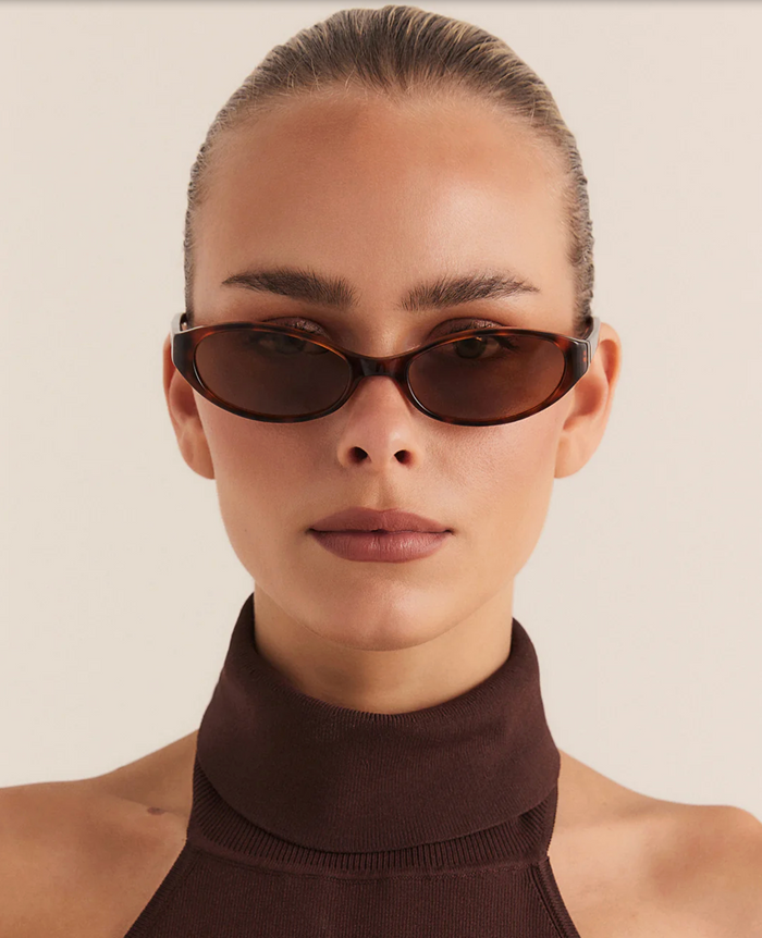 Banbé Eyewear Women's Selena Sunglasses in Caramel Tortoiseshell | Gretel Lane