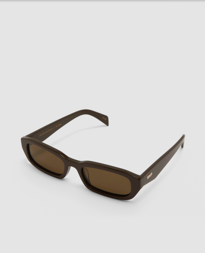 Banbé Eyewear Women's The Sophia Sunglasses in Dark Chocolate-Dark Chocolate | Gretel Lane