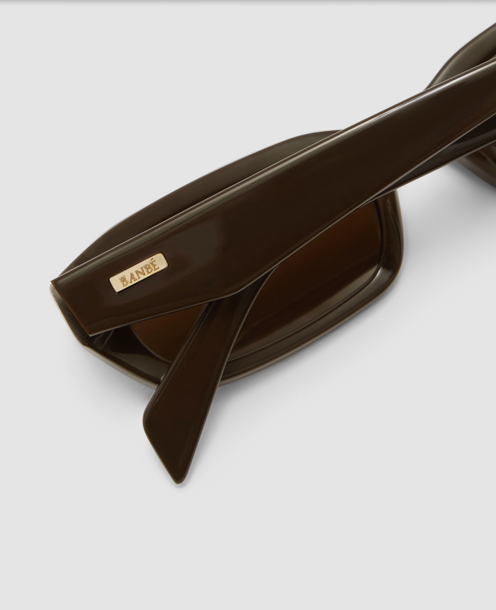 Banbé Eyewear Women's The Sophia Sunglasses in Dark Chocolate-Dark Chocolate | Gretel Lane
