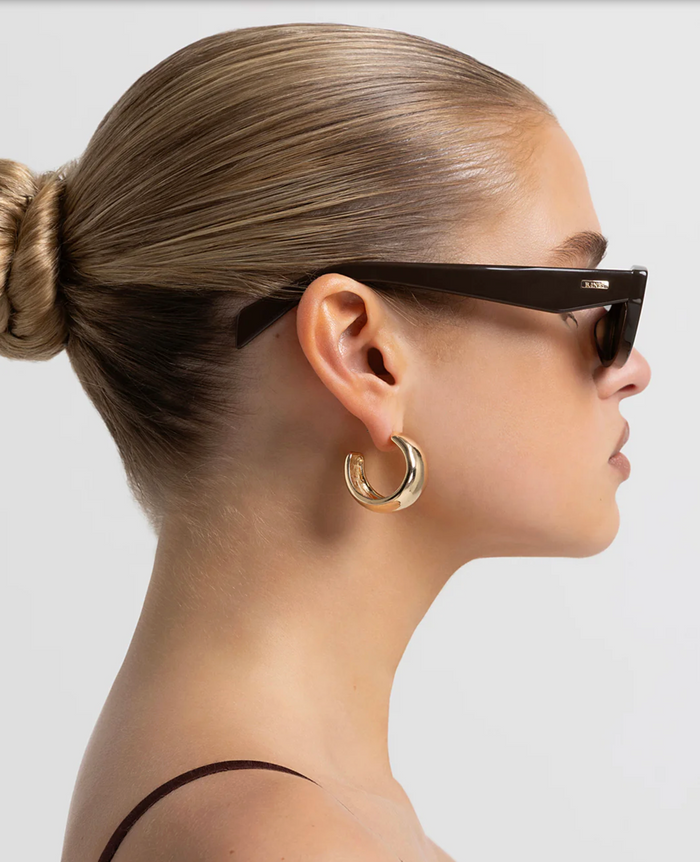 Banbé Eyewear Women's The Sophia Sunglasses in Dark Chocolate-Dark Chocolate | Gretel Lane