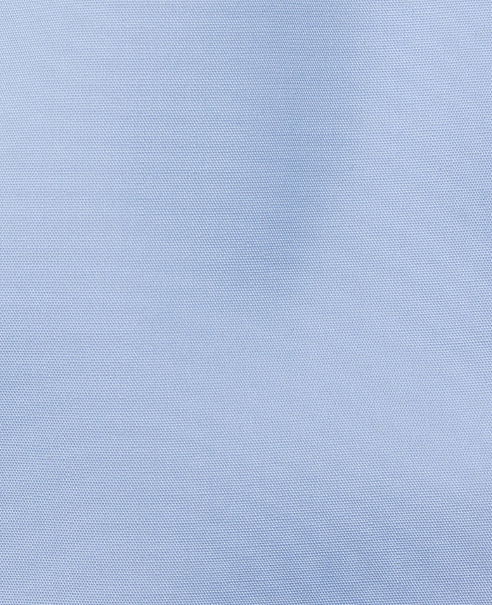 Theodore Pale Blue Poplin Made To Measure Shirt fabric detail
