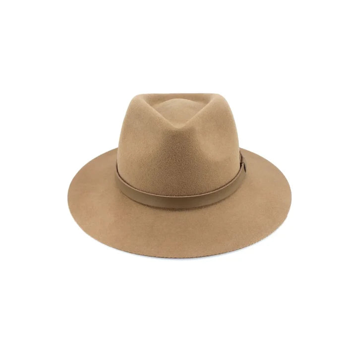 Before Dark Thredbo Wool Felt Fedora Camel | Women's Hats | Gretel Lane