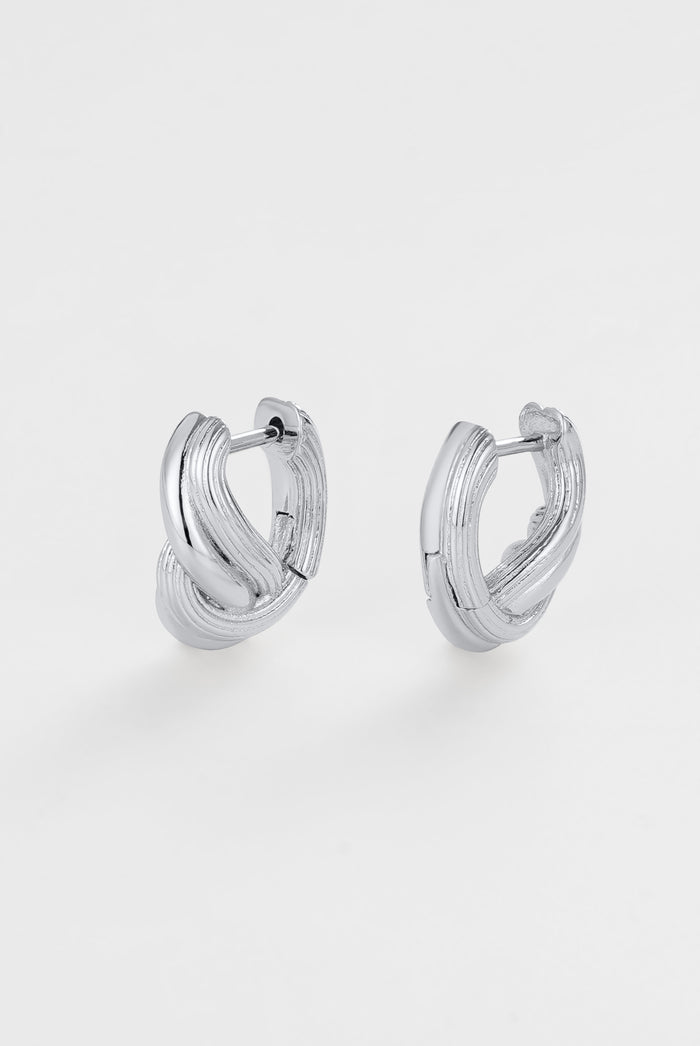 Zafino Tia Layered Huggie Earring Silver | Women's Jewellery | Gretel Lane