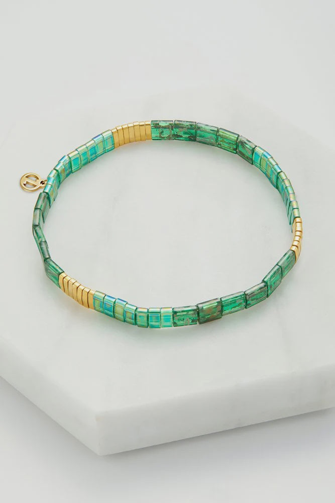 Tile Bracelet (Emerald)