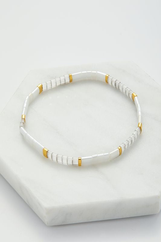 Tile Bracelet  (Grey)