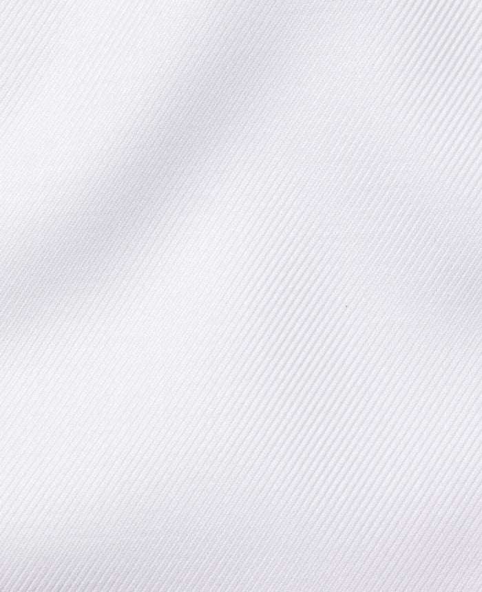 Toby White Fine Twill Made to Measure Shirt fabric closeup