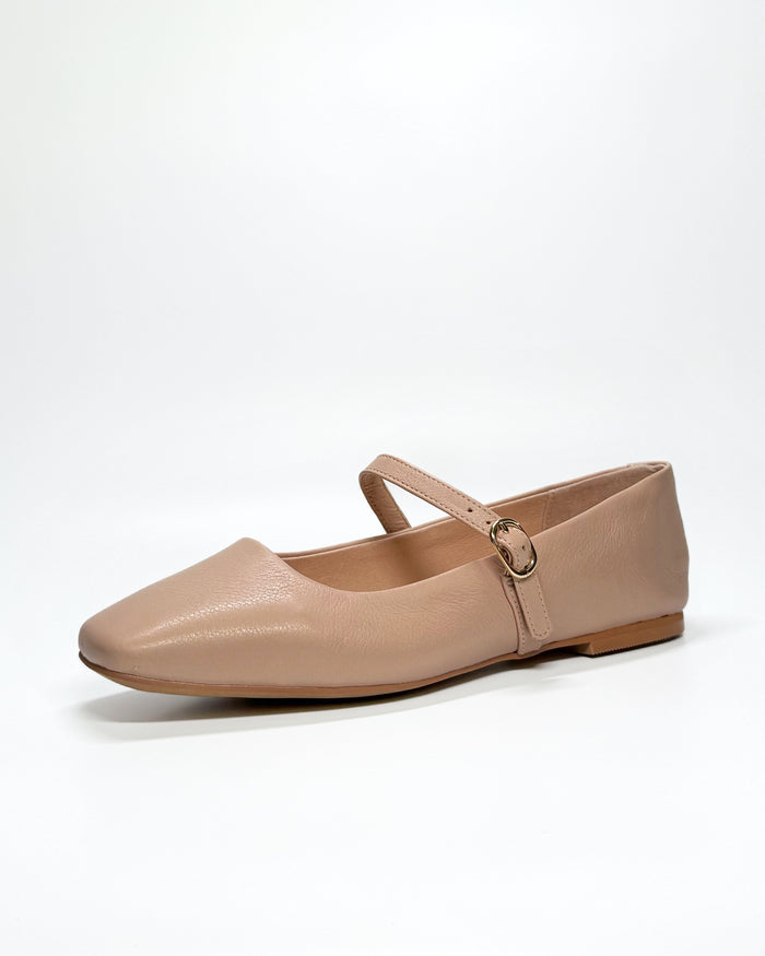 Mollini Nude Leather Mary-Jane | Gretel Lane