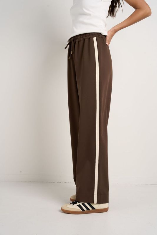 Townie Wide Leg Pant (Chocolate)