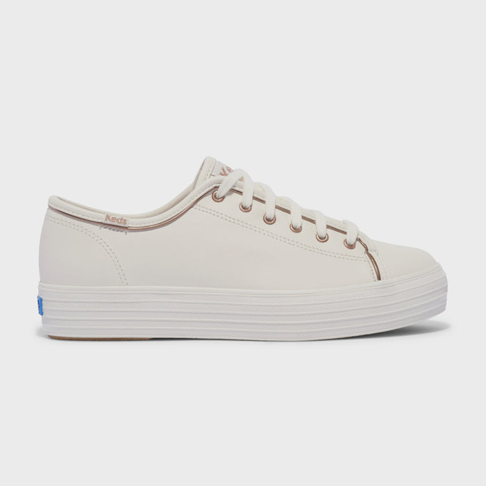 Triple Kick Leather (White/Rose Gold)
