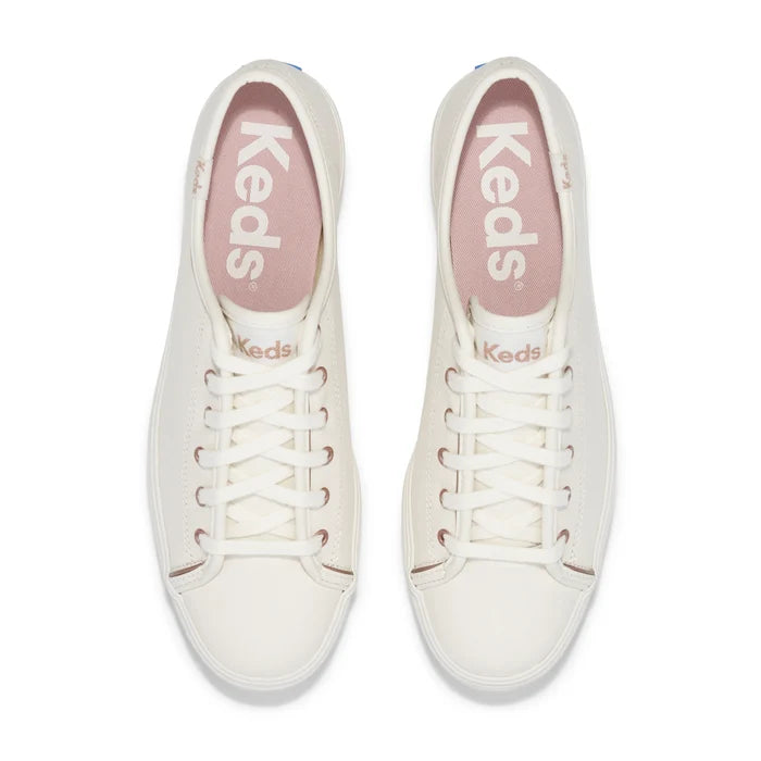 Triple Kick Leather (White/Rose Gold)